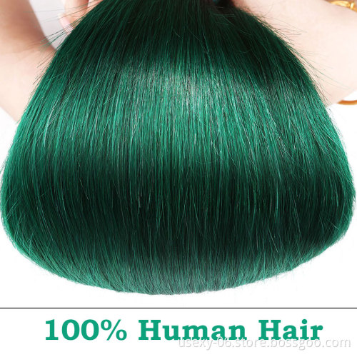 Wholesale Ombre Bundles,Grey Blue Purple Color Human Hair Weave Bundles , Natural Virgin ombre Brazilian Hair bundles